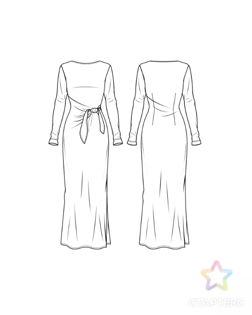 Выкройка: платье Гранат арт. ВКК-5035-7-ВП1657 - рис. 5