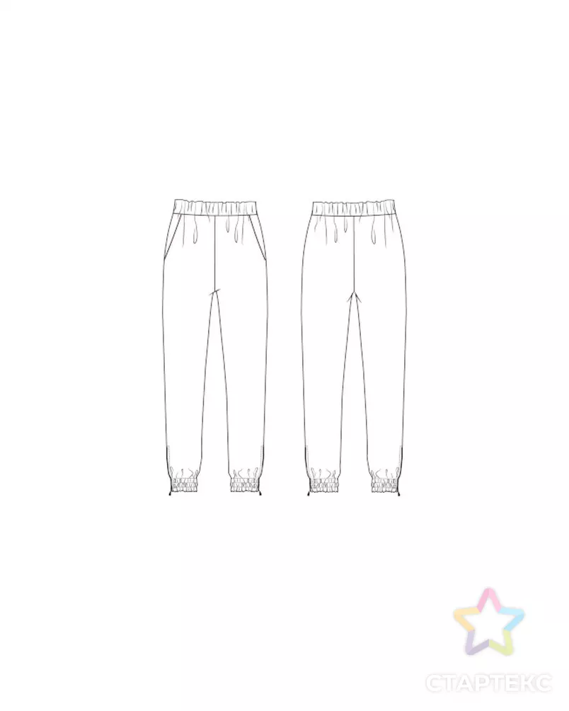 Выкройка: костюм_8 арт. ВКК-4542-2-ВП1340 - рис. 5