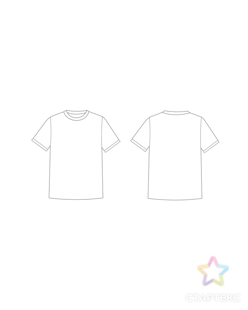 Выкройка: футболка женская «Фиона» арт. ВКК-4122-4-ВП1016 6