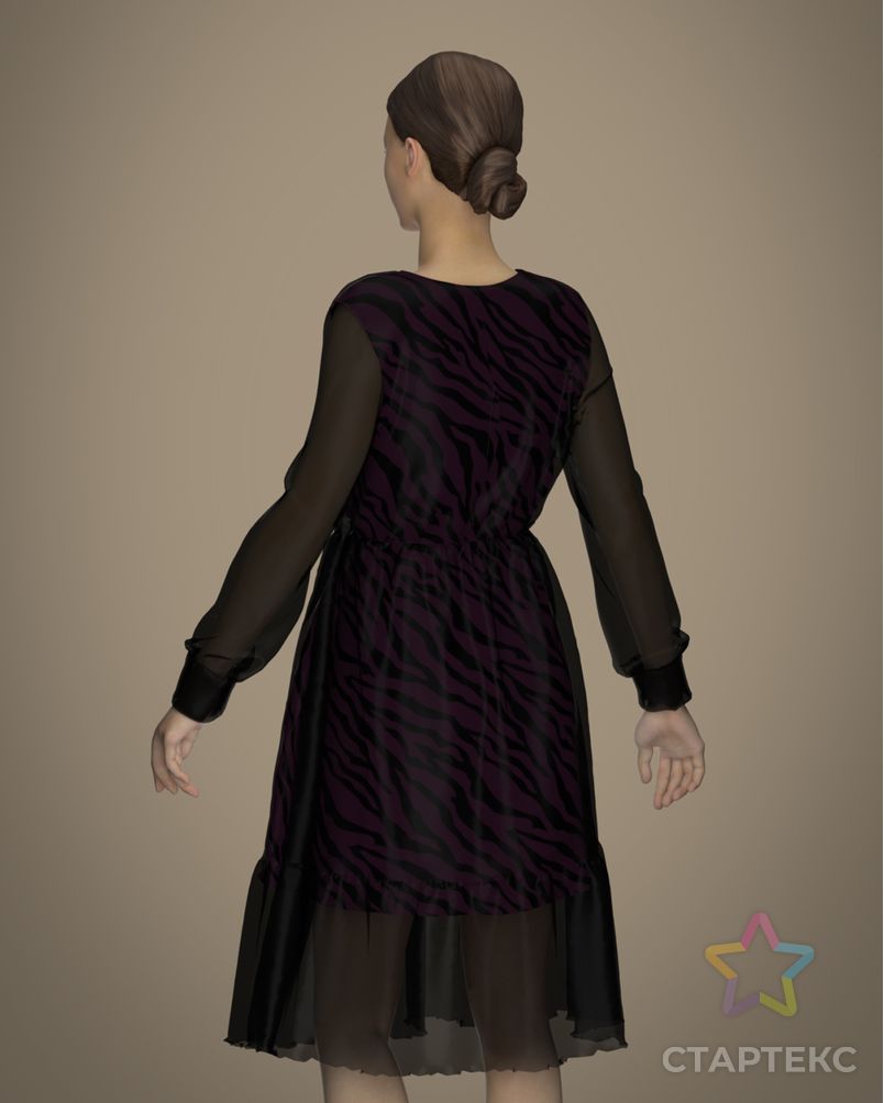 Выкройка: платье «Эмма» арт. ВКК-2898-10-ВП0577 7