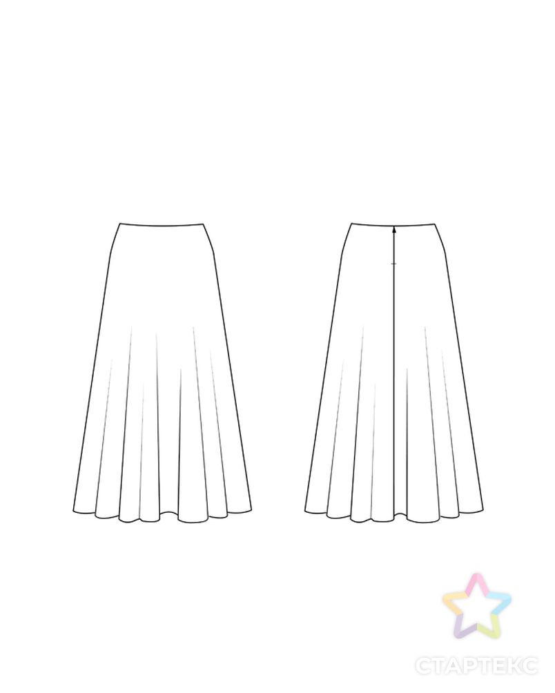 Выкройка: юбка «Софи» арт. ВКК-4201-2-ВП1093 7