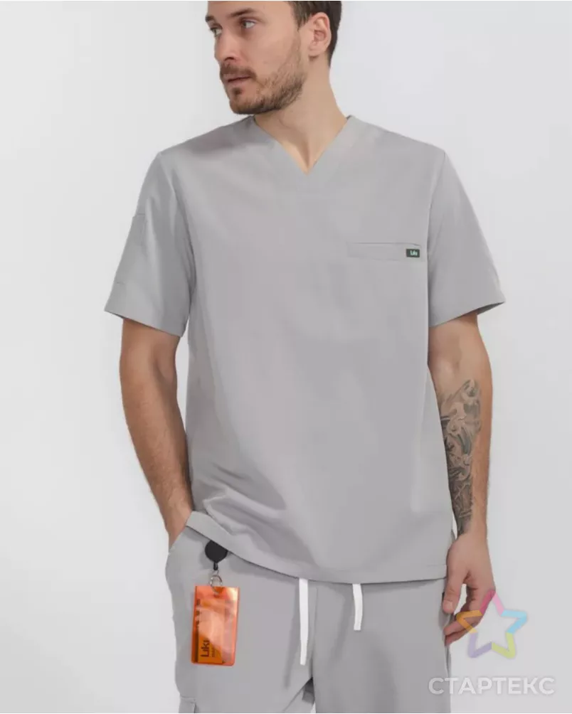 Выкройка: костюм медицинский мужской_385 арт. ВКК-5222-1-ВП1825 - рис. 3