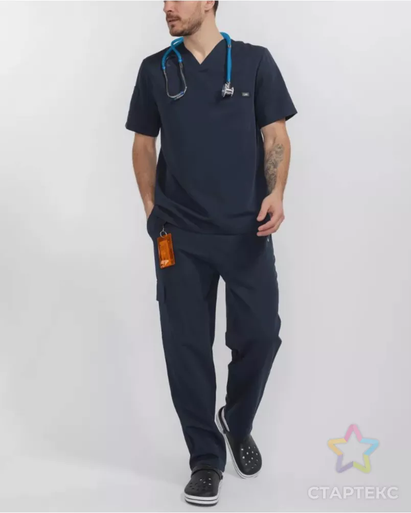 Выкройка: костюм медицинский мужской_385 арт. ВКК-5222-1-ВП1825 - рис. 2