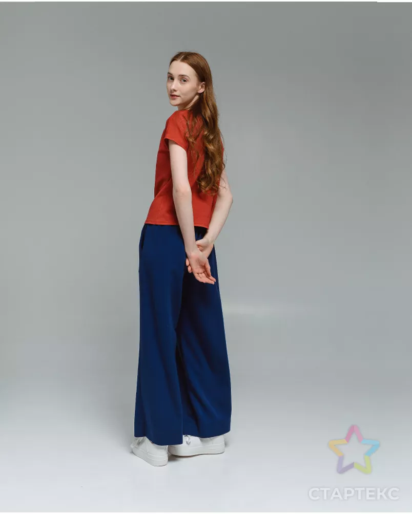 Выкройка: брюки широкие с карманами арт. ВКК-4895-21-ВП1569 - рис. 2