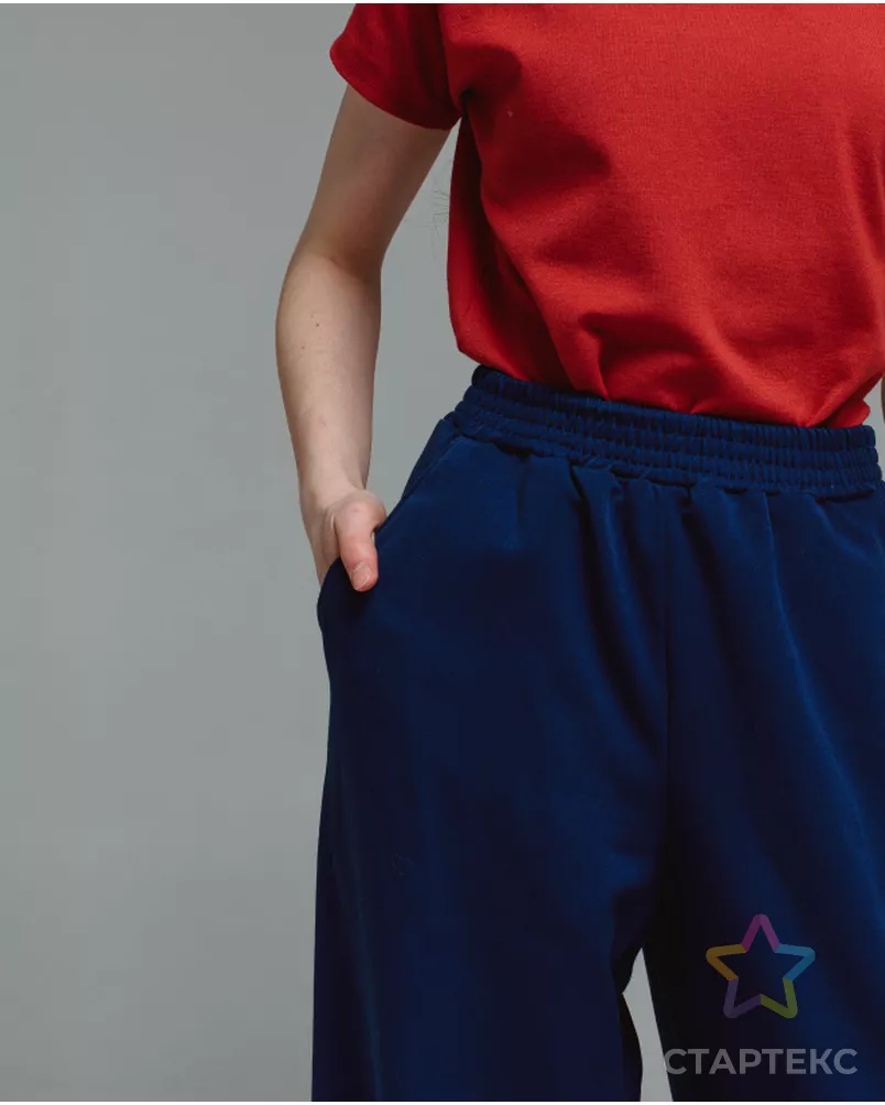 Выкройка: брюки широкие с карманами арт. ВКК-4895-21-ВП1569 - рис. 3