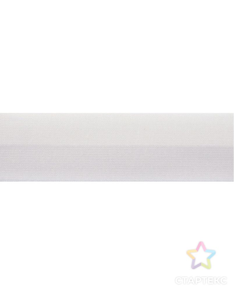 Косая бейка хлопок/полиэстер ш.2см 20м (56 бело-серый) (в упаковке 20 м.) арт. ГЕЛ-13236-1-ГЕЛ0162062