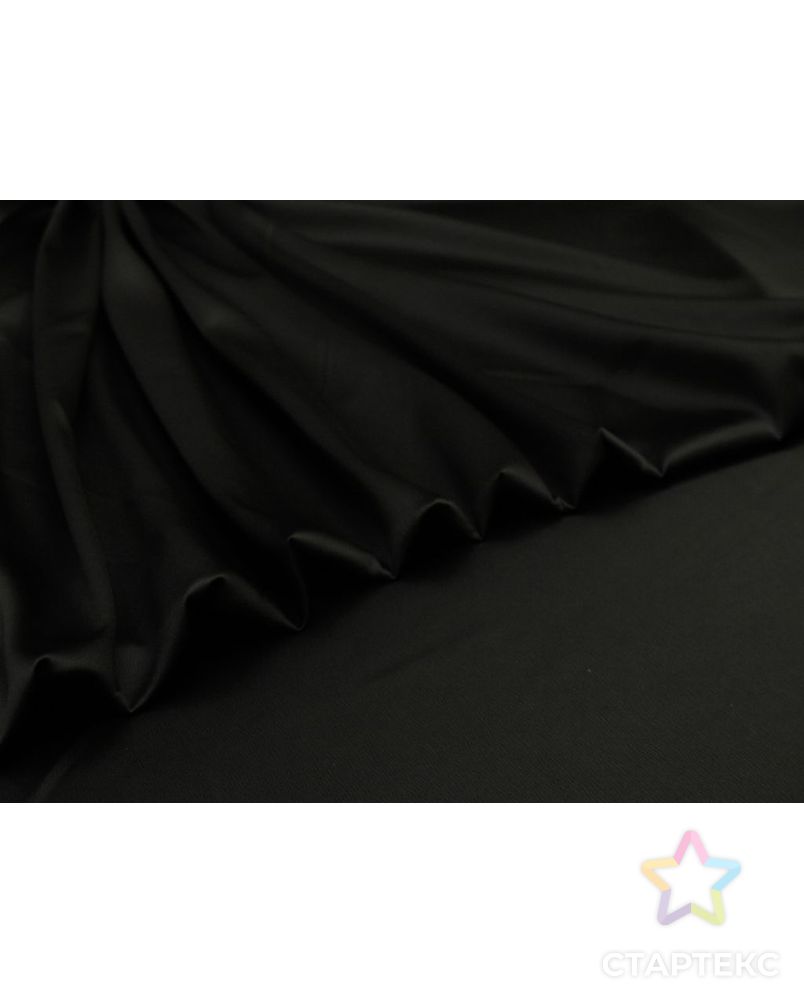 Атлас костюмно-плательный, цвет черный арт. ГТ-8764-1-ГТ-1-10553-1-38-1 3