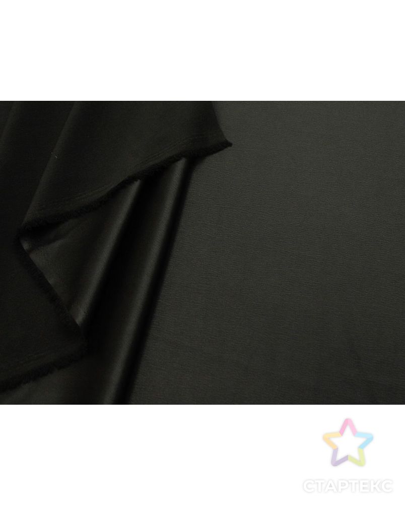 Атлас костюмно-плательный, цвет черный арт. ГТ-8764-1-ГТ-1-10553-1-38-1 5