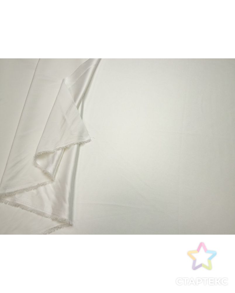 Атлас костюмно-плательный, цвет белый арт. ГТ-8647-1-ГТ-1-10558-1-2-1 5