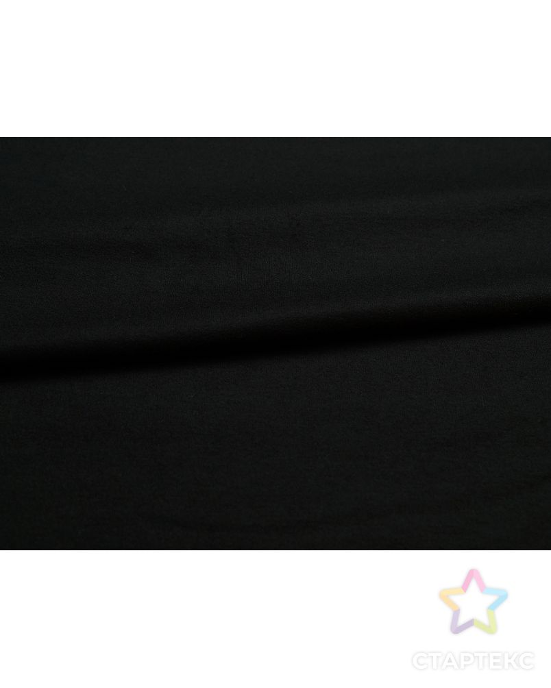 Шерстяное джерси, цвет черный арт. ГТ-5399-1-ГТ-10-7115-1-38-1 1