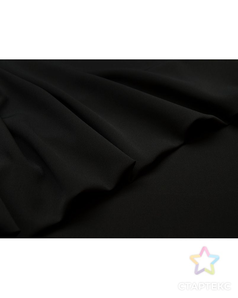 Классическая костюмная ткань антрацитового цвета в диагональную полоску (218 гр/м2) арт. ГТ-3536-1-ГТ0000114 3