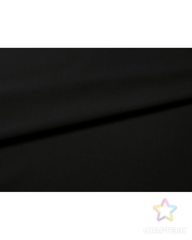 Классическая костюмная ткань антрацитового цвета в диагональную полоску (218 гр/м2) арт. ГТ-3536-1-ГТ0000114 5