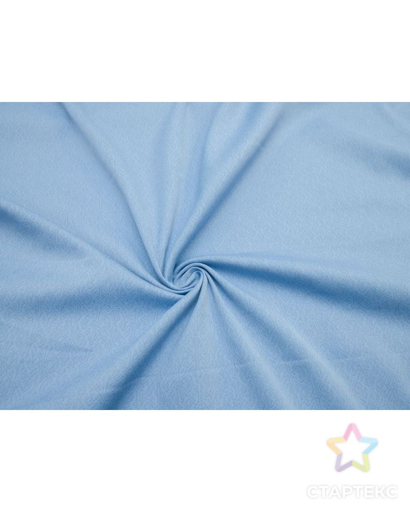 Жаккардовая ткань с мелким геометрическим орнаментом , цвет насыщенный голубой арт. ГТ-8381-1-ГТ-12-10272-8-7-1 1