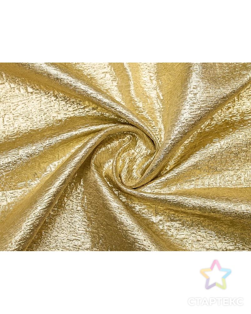 Жаккардовая ткань с текстурной поверхностью, цвет золотой арт. ГТ-8818-1-ГТ-12-10732-1-11-1 1