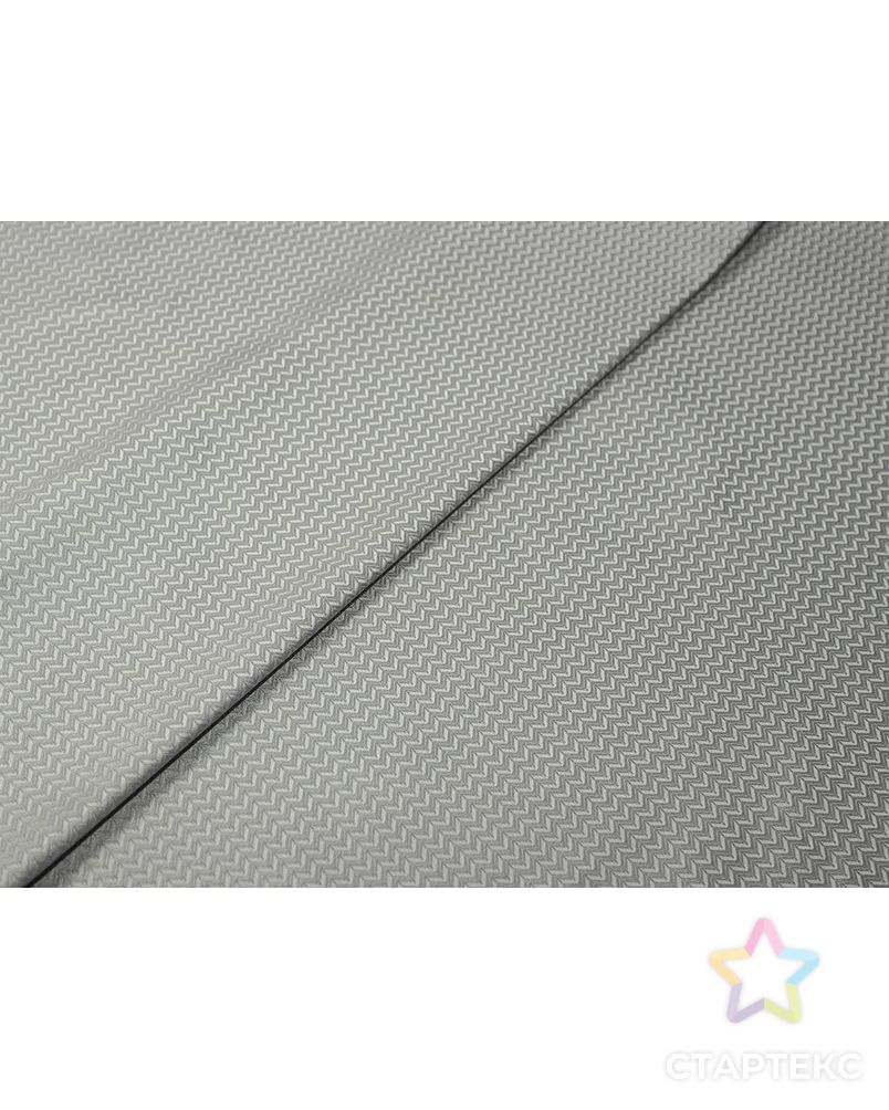 Жаккардовая ткань с рисунком Шеврон, цвет серебристо-серый арт. ГТ-7248-1-ГТ-12-9221-15-29-1 6