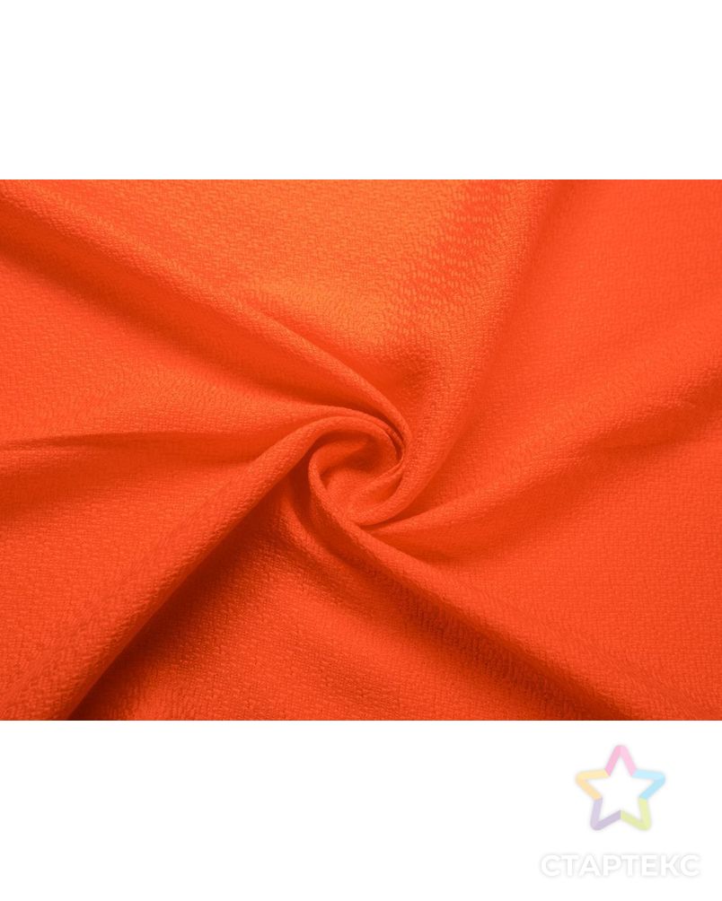 Жаккардовая ткань с мелкой текстурой, цвет ярко-оранжевый арт. ГТ-7457-1-ГТ-12-9343-1-24-1 1