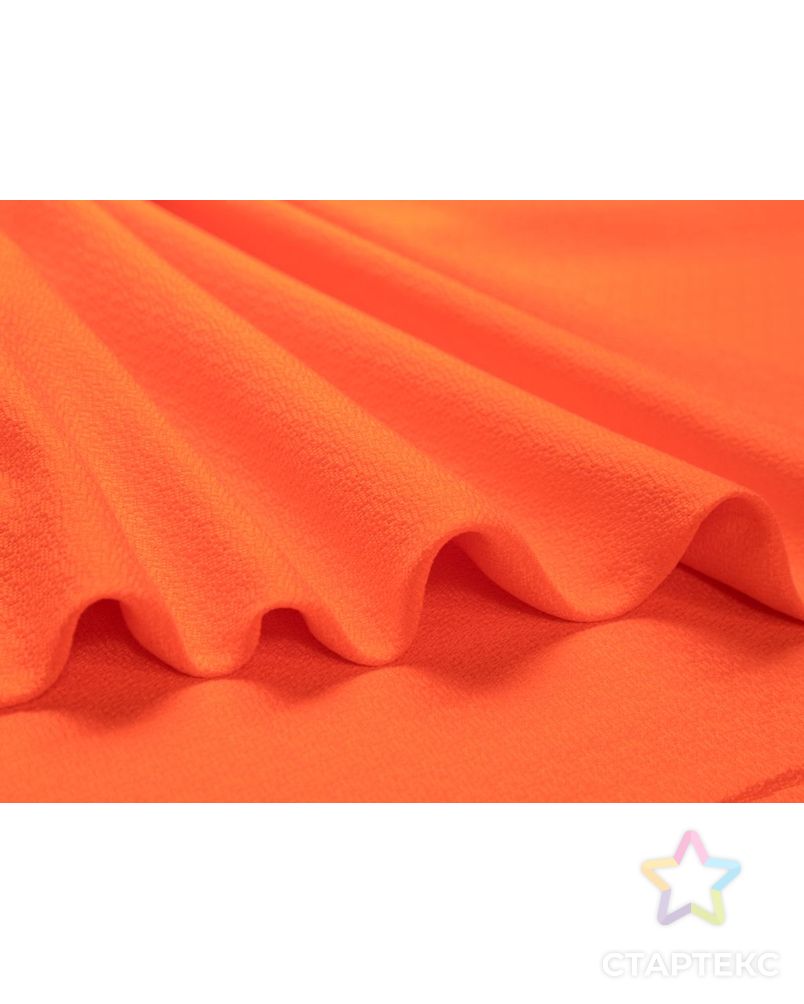 Жаккардовая ткань с мелкой текстурой, цвет ярко-оранжевый арт. ГТ-7457-1-ГТ-12-9343-1-24-1 3