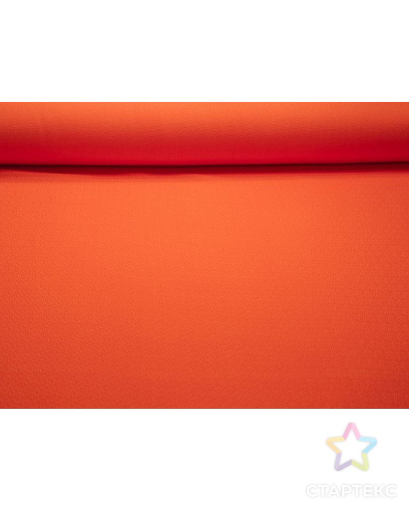 Жаккардовая ткань с мелкой текстурой, цвет ярко-оранжевый арт. ГТ-7457-1-ГТ-12-9343-1-24-1 4