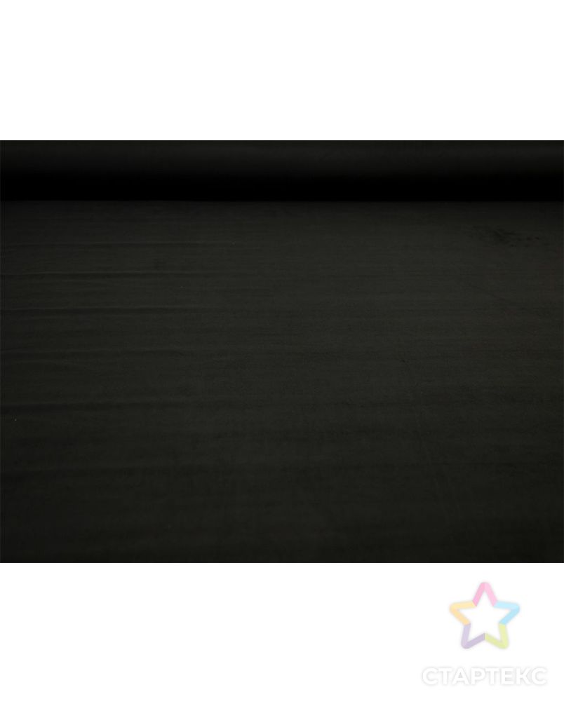 Искусственная замша средней плотности, цвет черный арт. ГТ-8612-1-ГТ-15-9865-1-38-1 4