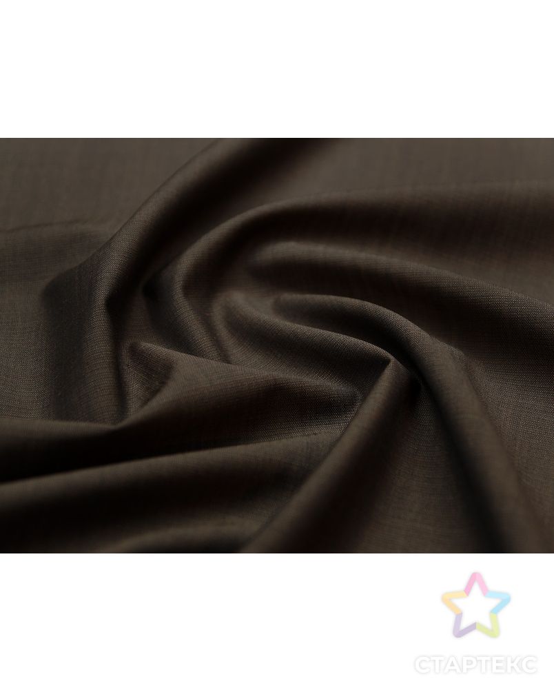 Изысканная костюмная ткань коричневого цвета (150 гр/м2) арт. ГТ-3569-1-ГТ0000159