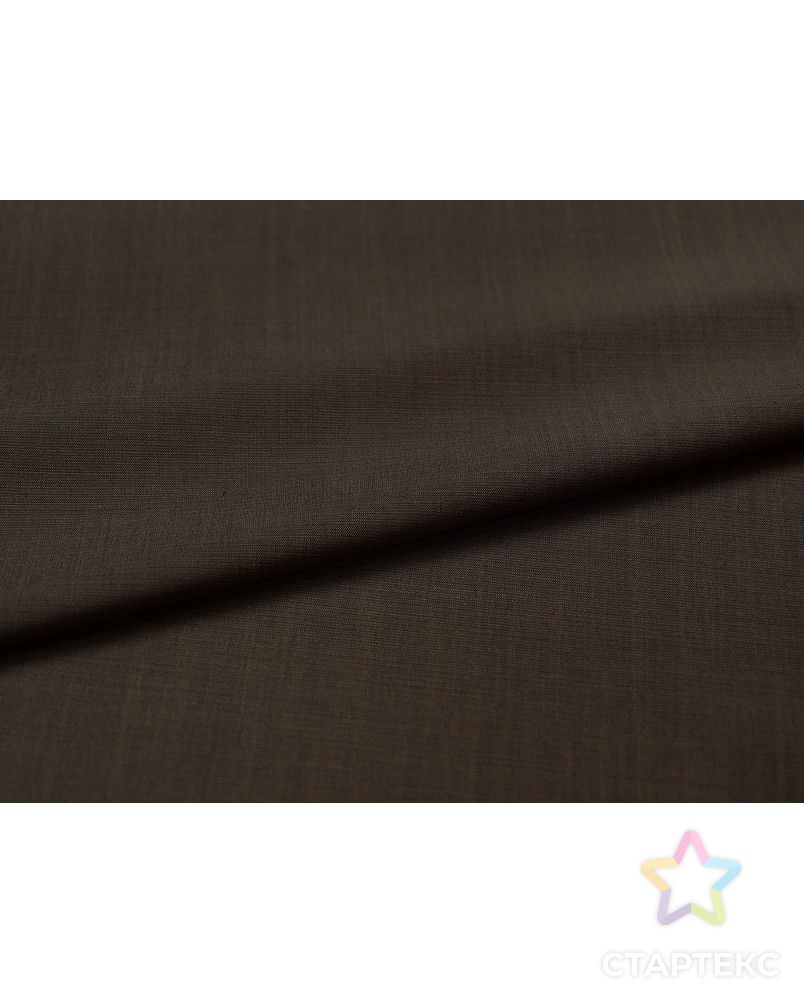 Изысканная костюмная ткань коричневого цвета (150 гр/м2) арт. ГТ-3569-1-ГТ0000159 5