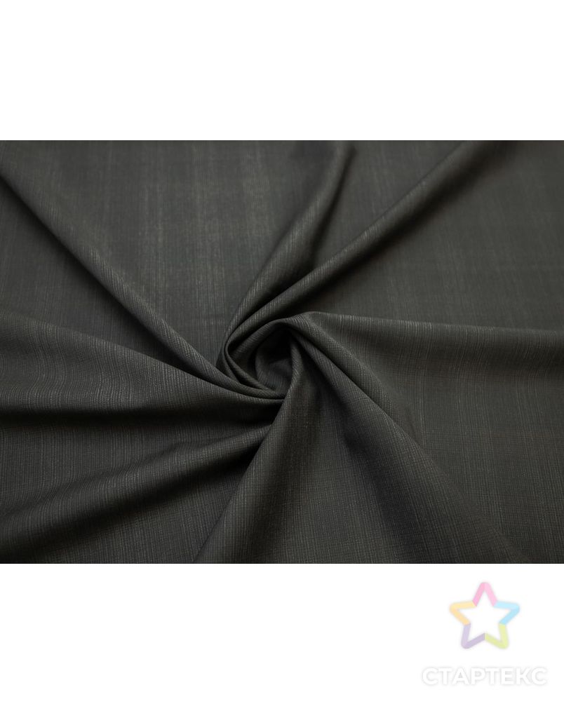 Шерстяная костюмная ткань в тончайшую полоску, цвет черно-серый арт. ГТ-8149-1-ГТ-17-10001-3-29-1 1
