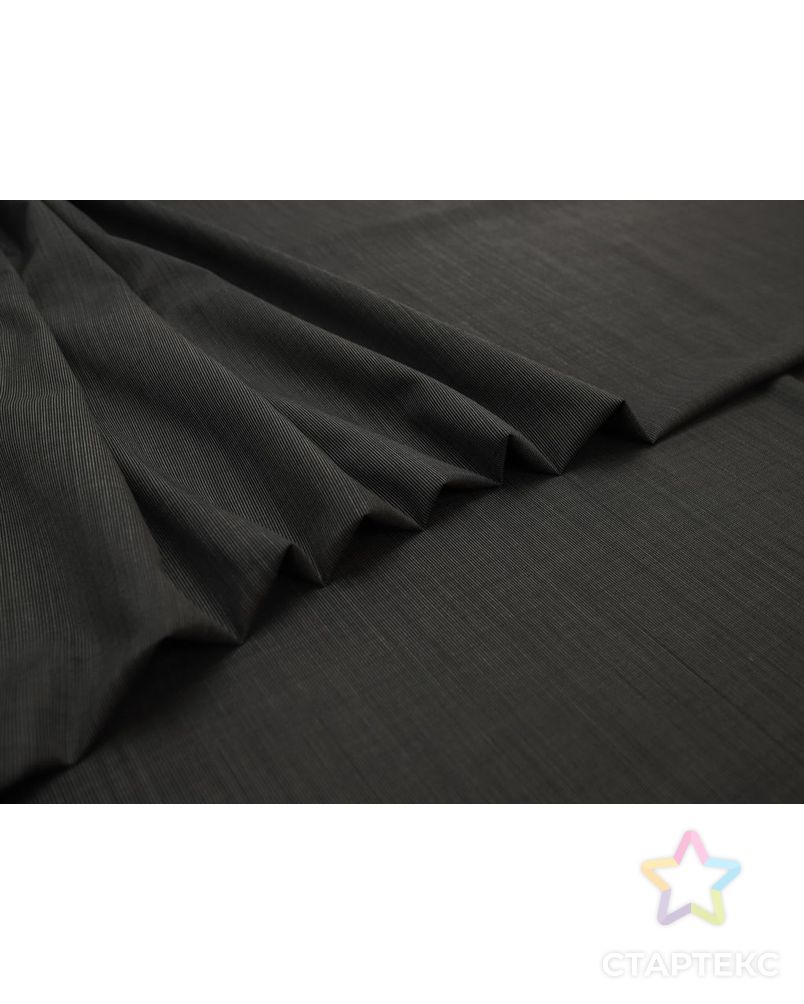 Шерстяная костюмная ткань в пунктирную полоску, цвет черно-белый арт. ГТ-8171-1-ГТ-17-10022-3-37-1 3