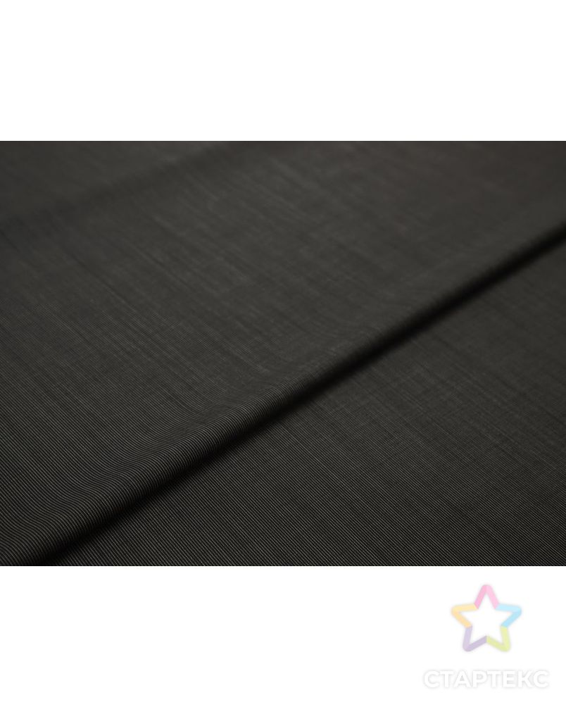 Шерстяная костюмная ткань в пунктирную полоску, цвет черно-белый арт. ГТ-8171-1-ГТ-17-10022-3-37-1 6