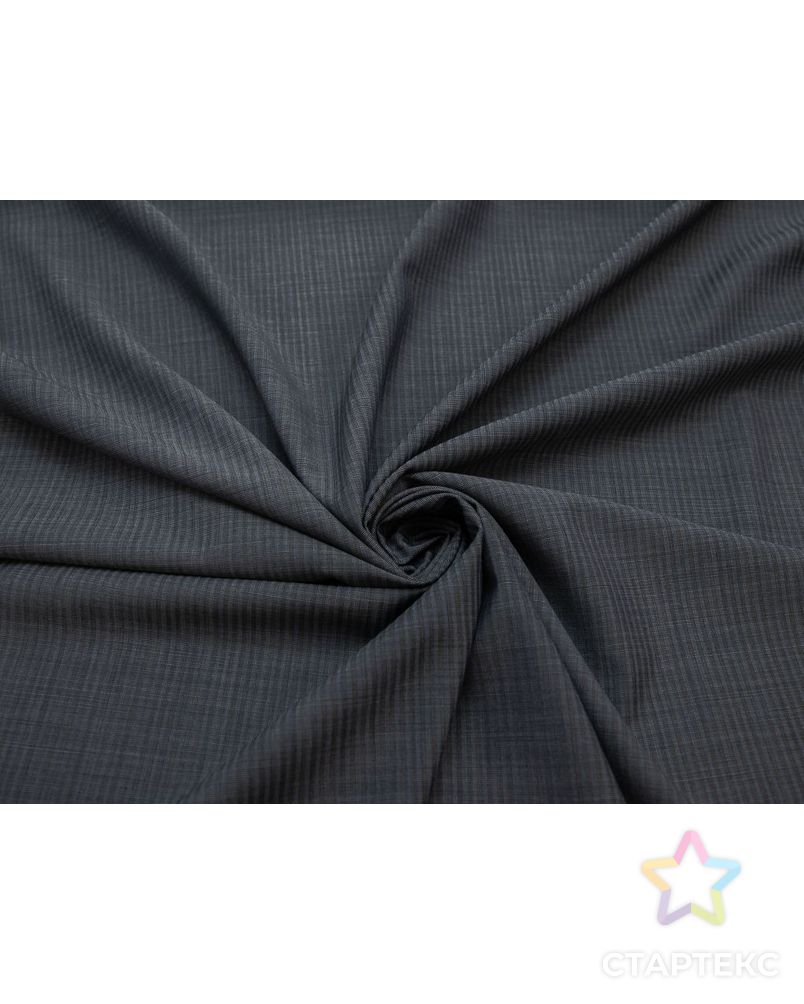 Шерстяная костюмная ткань меланжеевая, цвет серо-голубой арт. ГТ-8174-1-ГТ-17-10026-3-21-1 1