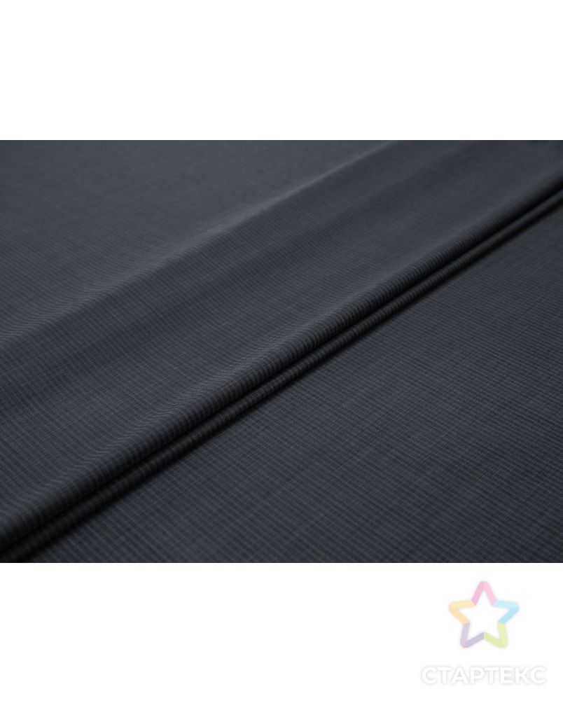 Шерстяная костюмная ткань меланжеевая, цвет серо-голубой арт. ГТ-8174-1-ГТ-17-10026-3-21-1 2