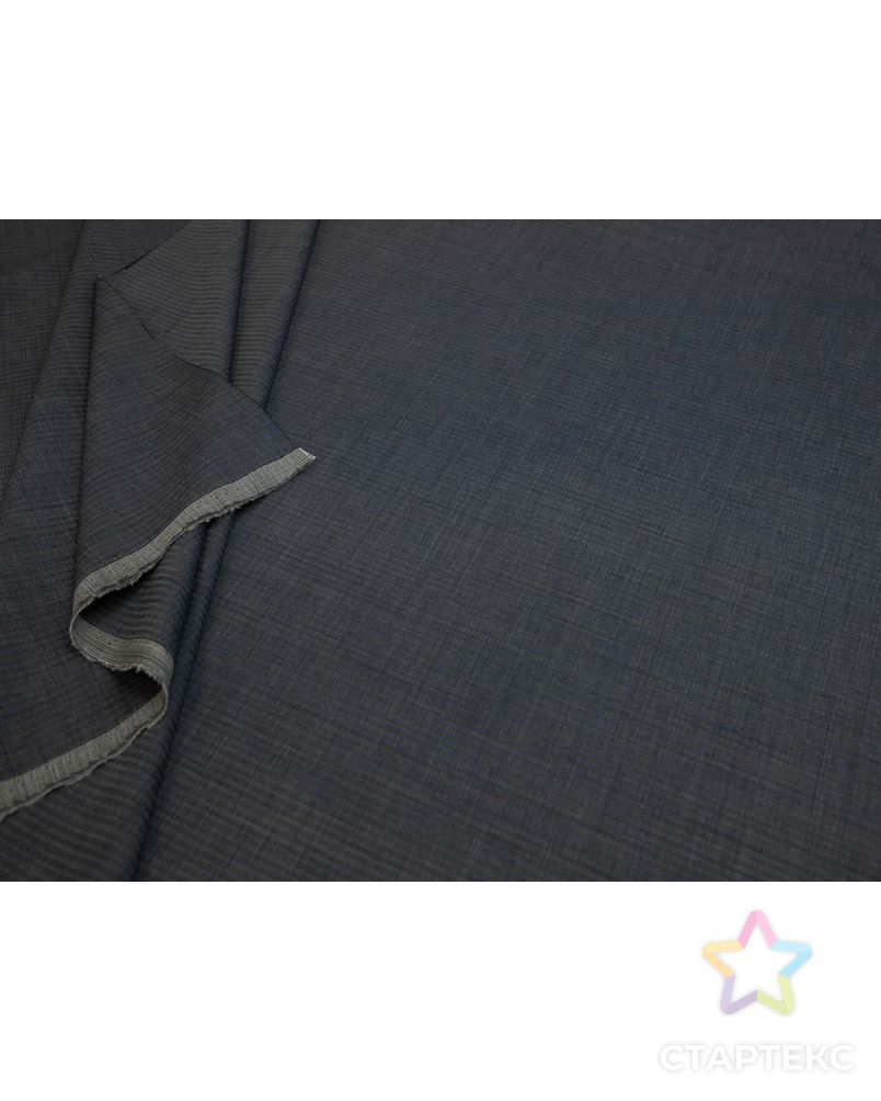 Шерстяная костюмная ткань меланжеевая, цвет серо-голубой арт. ГТ-8174-1-ГТ-17-10026-3-21-1 5