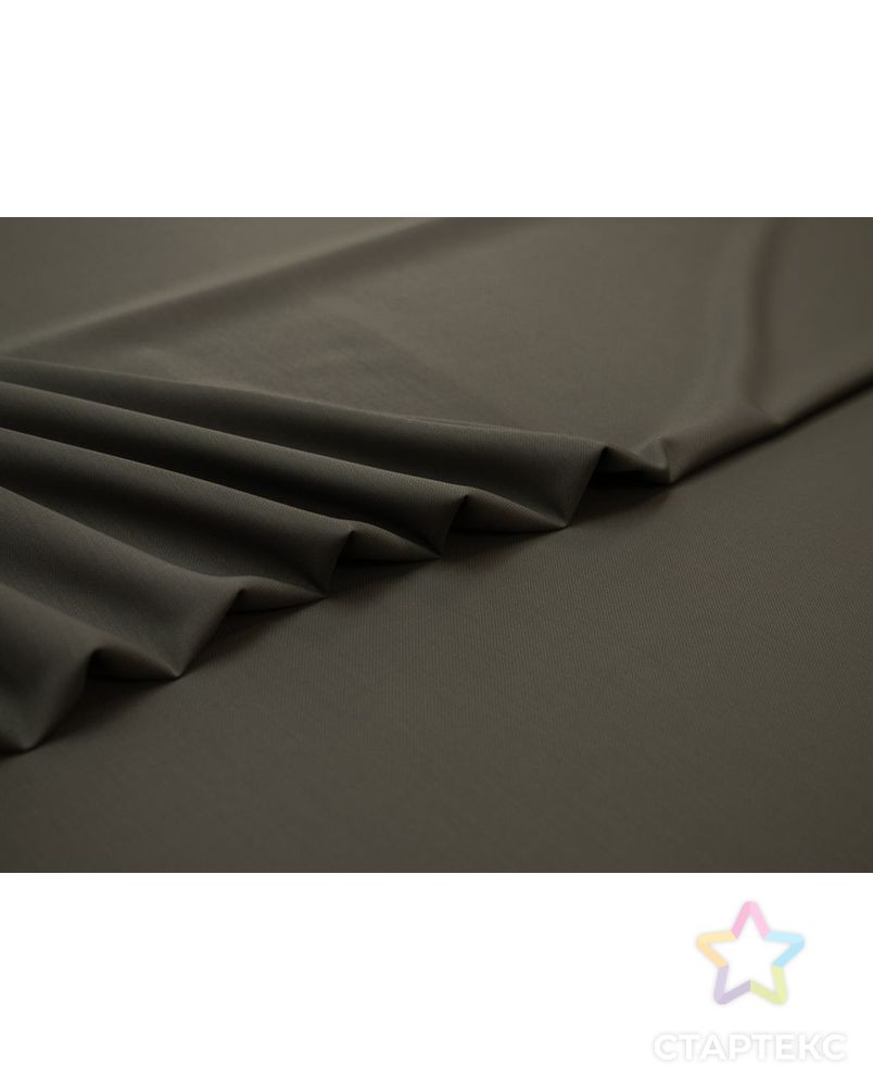 Шерстяная костюмная ткань в диагональную полоску, цвет коричневый арт. ГТ-8175-1-ГТ-17-10027-3-14-1 3