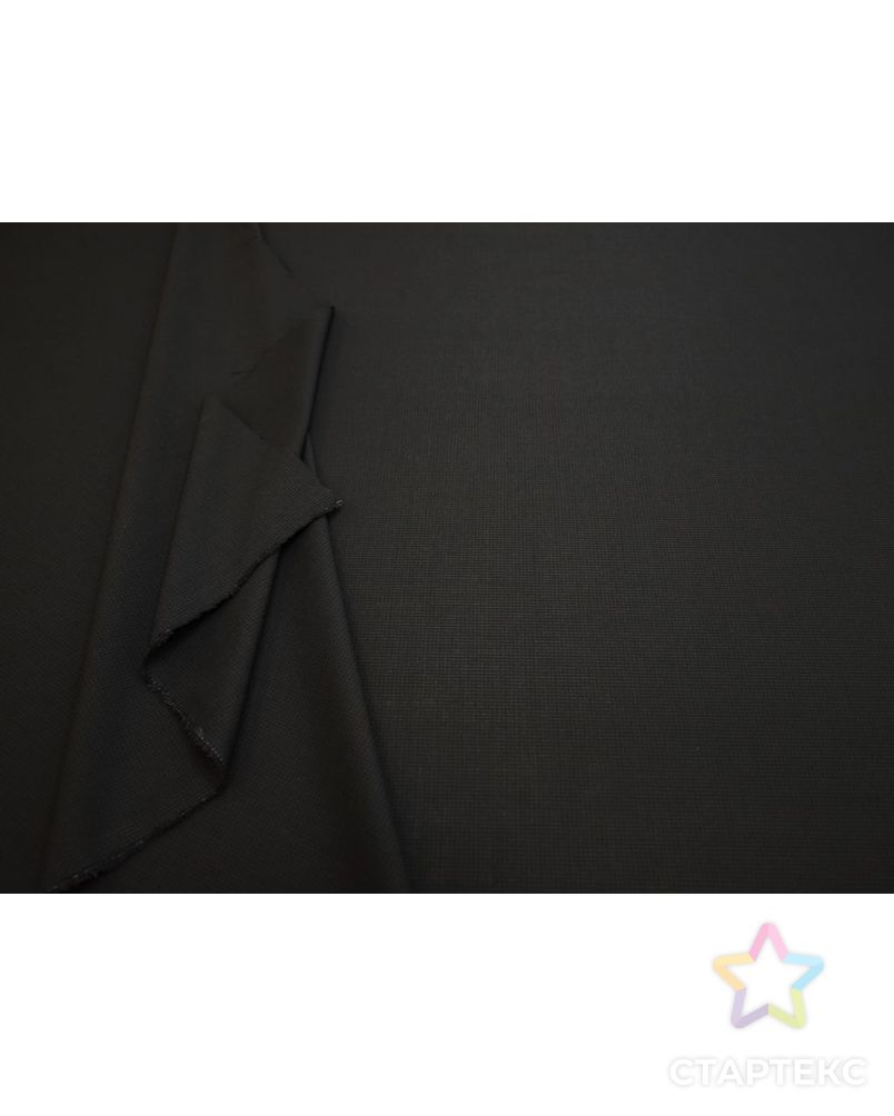Шерстяная костюмная ткань в клетку, цвет черно-синий арт. ГТ-8187-1-ГТ-17-10039-4-30-1 5