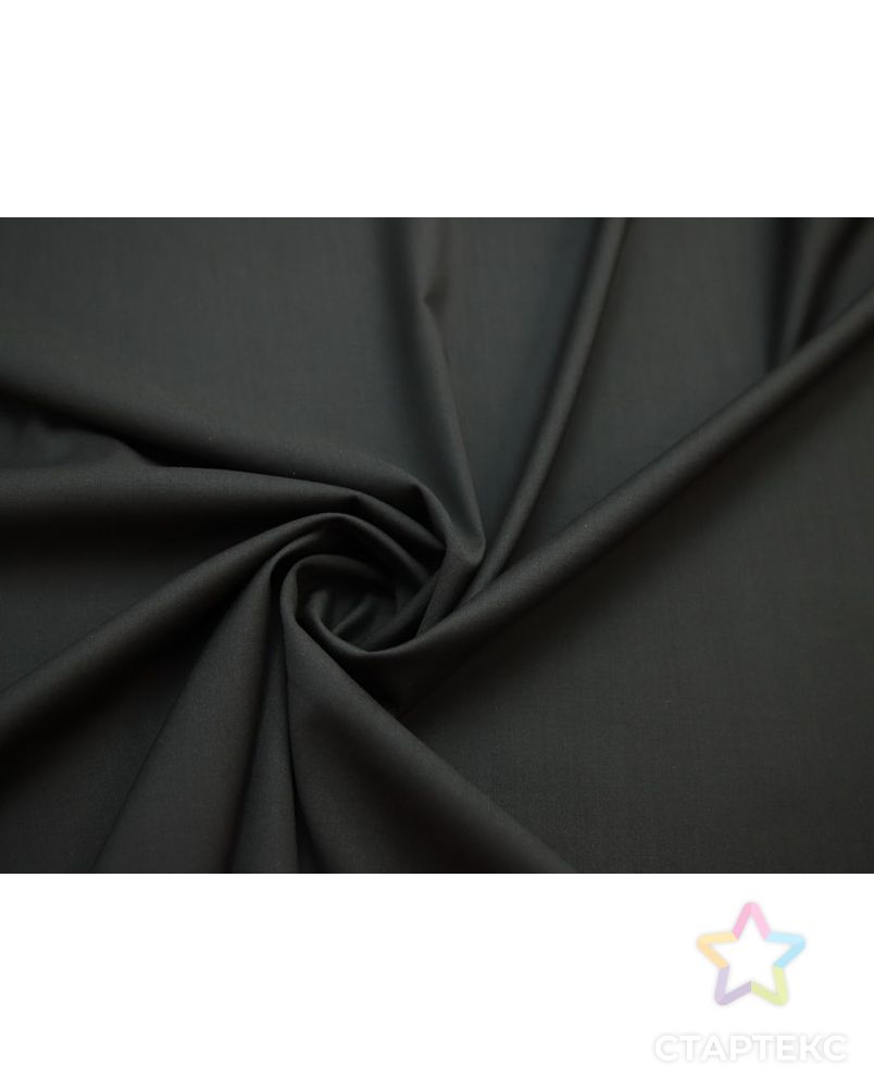 Шерстяная костюмная ткань облегченная, цвет черный арт. ГТ-8194-1-ГТ-17-10048-1-38-1 1