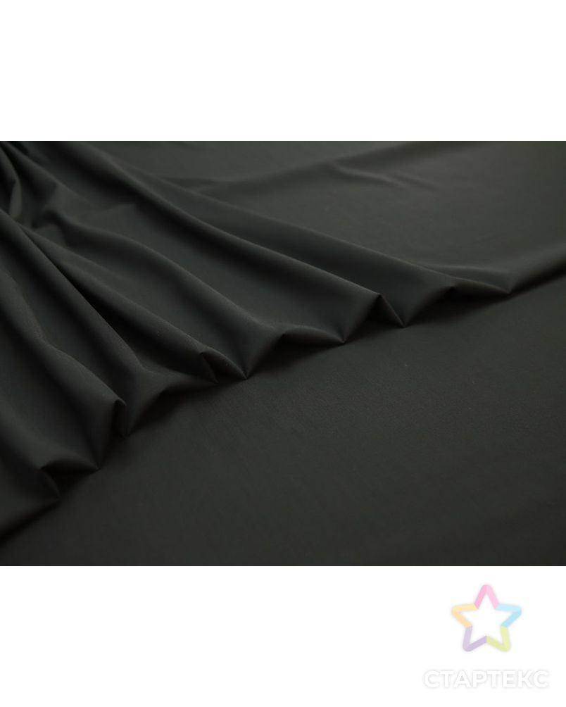 Шерстяная костюмная ткань облегченная, цвет черный арт. ГТ-8194-1-ГТ-17-10048-1-38-1 3