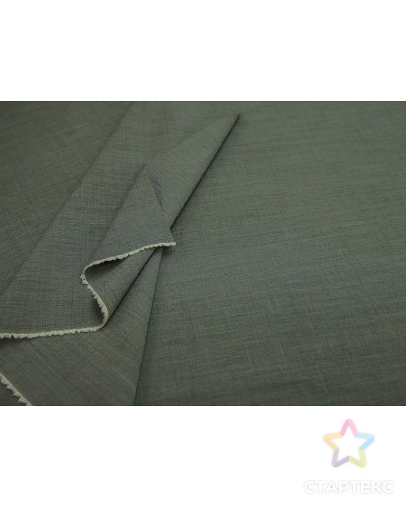 Шерстяная костюмная ткань с эффектом мятости, цвет серый меланж арт. ГТ-8196-1-ГТ-17-10050-6-29-1 5