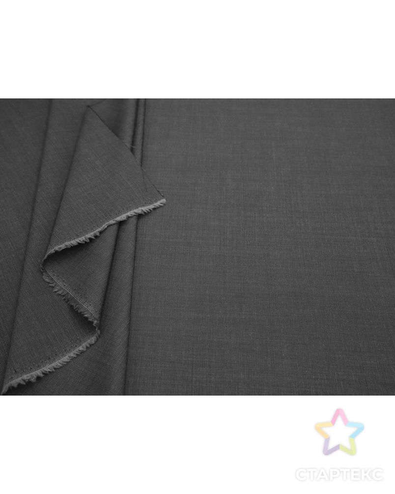 Шерстяная костюмная ткань меланжевая, в темно-серых тонах арт. ГТ-8204-1-ГТ-17-10060-6-29-1 5