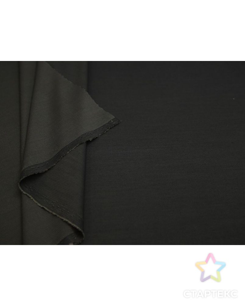 Шерстяная костюмная ткань в полоску, цвет графитово-серый арт. ГТ-8213-1-ГТ-17-10072-3-29-1 5