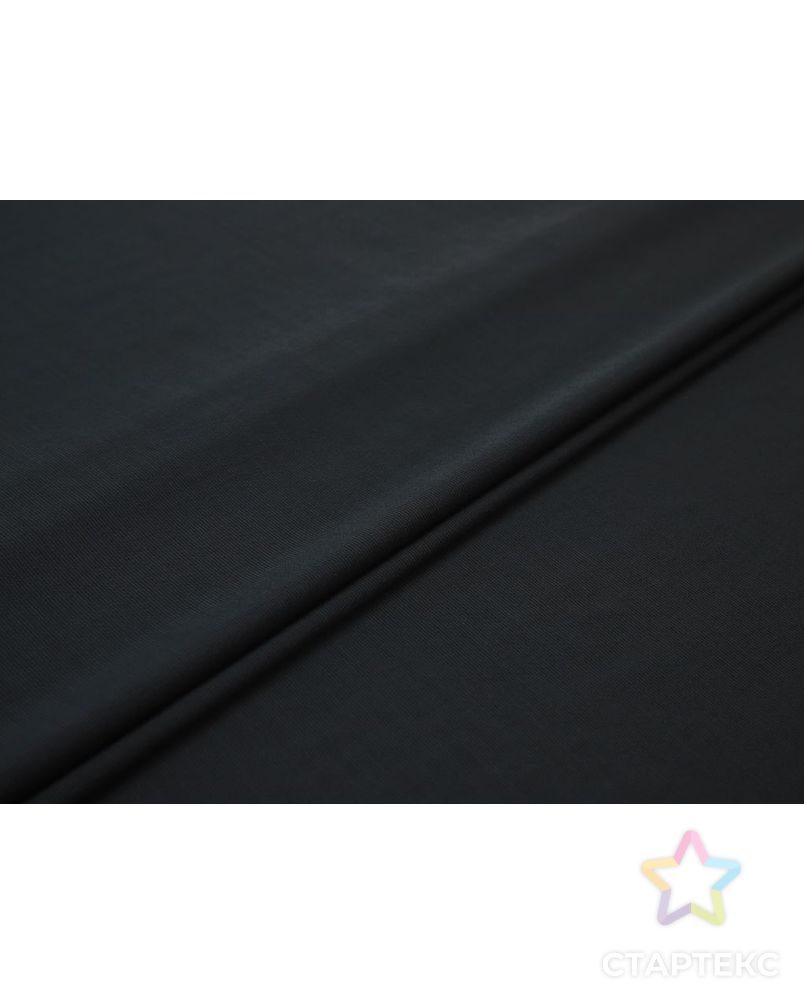 Шерстяная костюмная ткань в узкую полоску, графитовый цвет арт. ГТ-8221-1-ГТ-17-10080-3-29-1 2