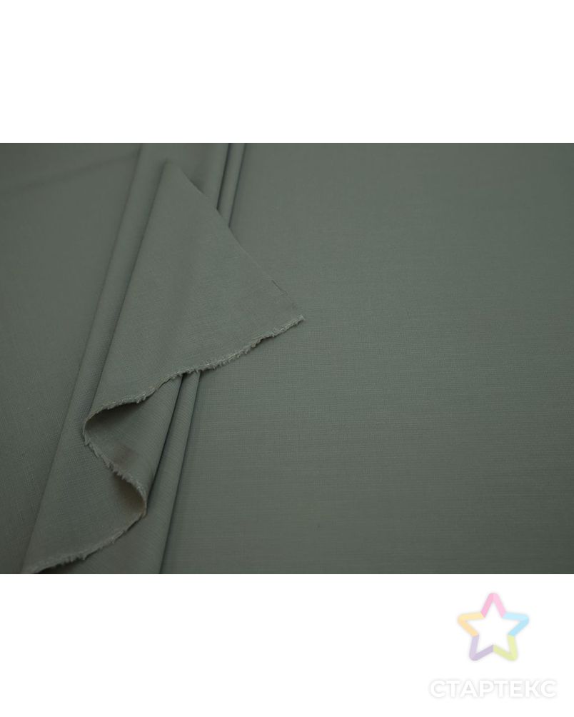 Шерстяная костюмная ткань с эффектом полоски, цвет серый арт. ГТ-8223-1-ГТ-17-10082-3-29-1 5