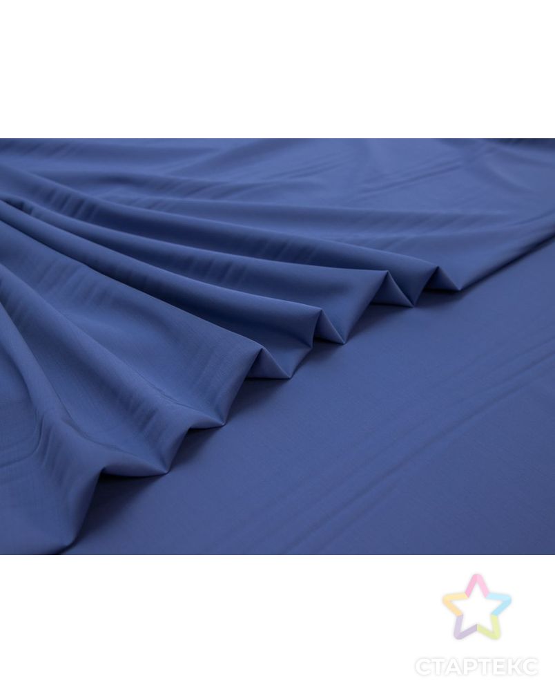 Костюмная ткань в диагональный рубчик, цвет темно-голубой арт. ГТ-8234-1-ГТ-17-10097-1-7-1 3
