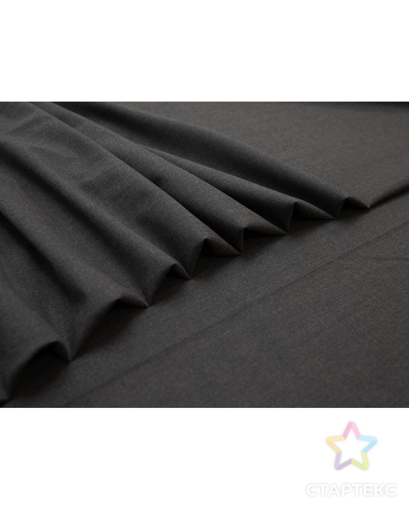 Двухсторонняя костюмная ткань меланжевая, темно-серого цвета арт. ГТ-8240-1-ГТ-17-10104-3-29-1 3