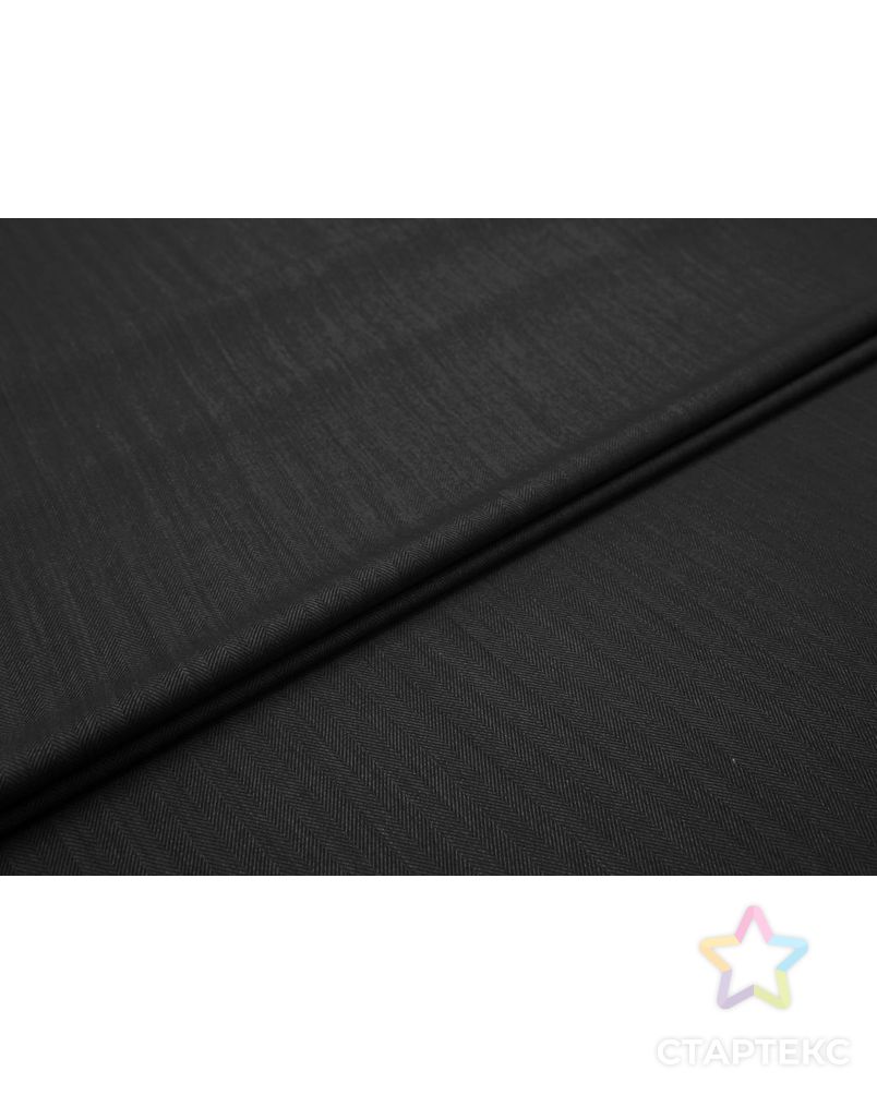 Двухсторонняя костюмная ткань в широкую елочку, цвет темно-серый арт. ГТ-8249-1-ГТ-17-10113-15-29-1 2