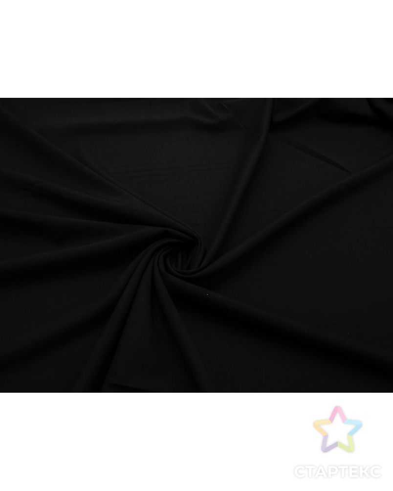 Двухсторонняя костюмная ткань, цвет матовый чёрный арт. ГТ-8263-1-ГТ-17-10129-1-38-1 1