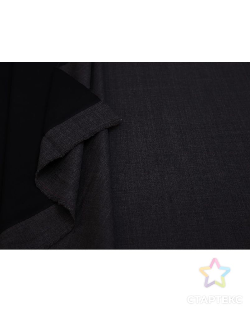 Дублированная костюмная ткань с водоотталкивающим эфеектом, цвет серый меланж арт. ГТ-8266-1-ГТ-17-10132-6-29-1 5