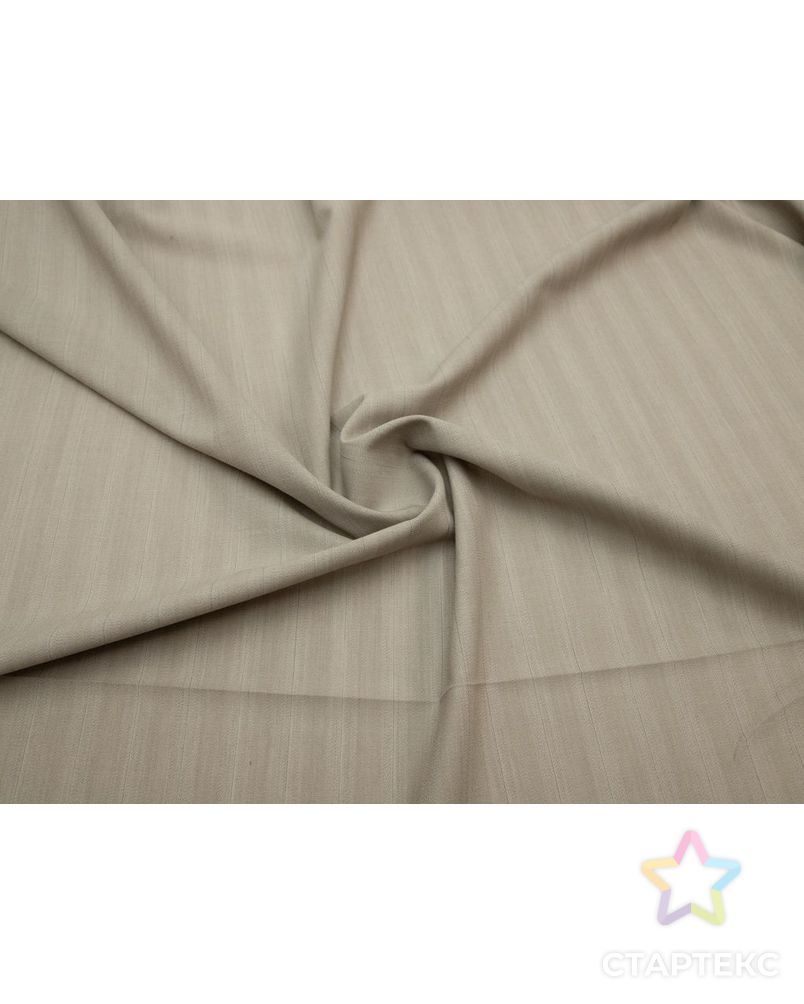 Шерстяная костюмная ткань в широкую полоску, цвет серый арт. ГТ-8523-1-ГТ-17-10243-3-29-1 1