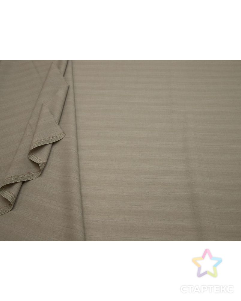 Шерстяная костюмная ткань в широкую полоску, цвет серый арт. ГТ-8523-1-ГТ-17-10243-3-29-1 5