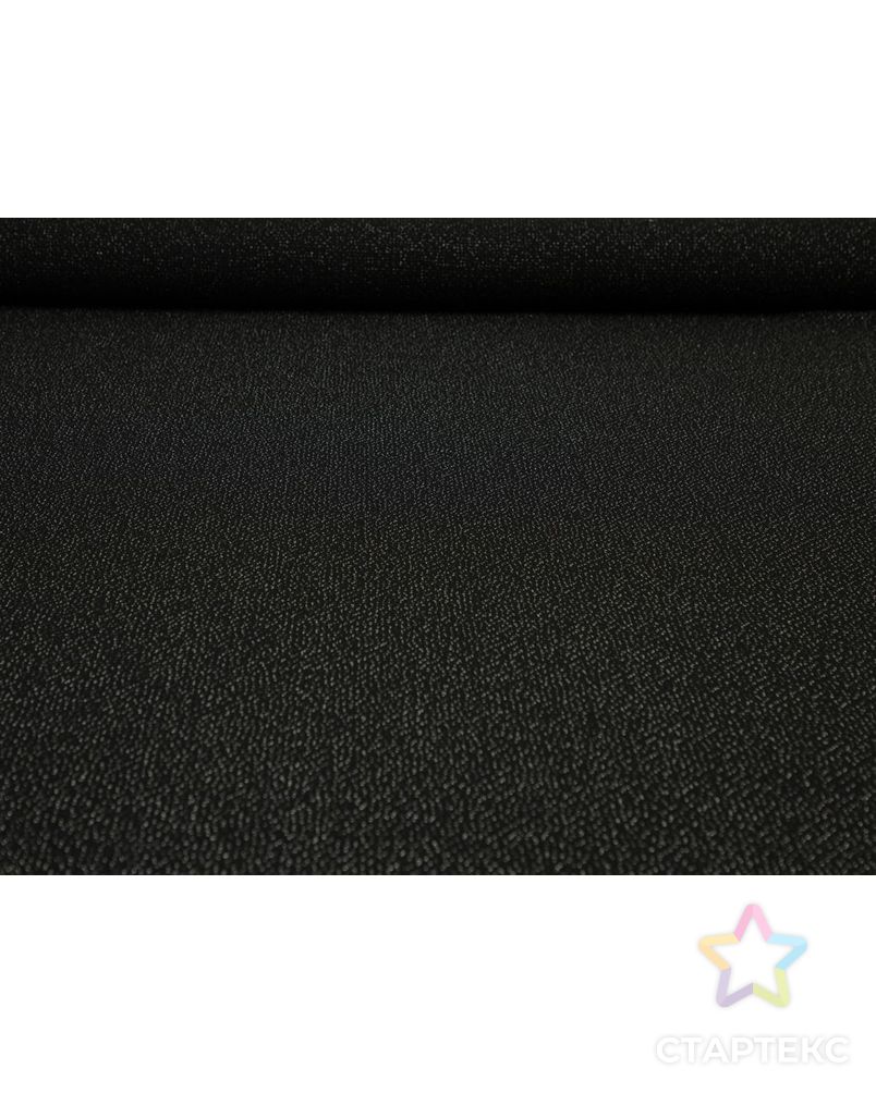 Костюмная ткань твид с серебряным люрексом, цвет черный арт. ГТ-8384-1-ГТ-17-10250-1-38-1 4