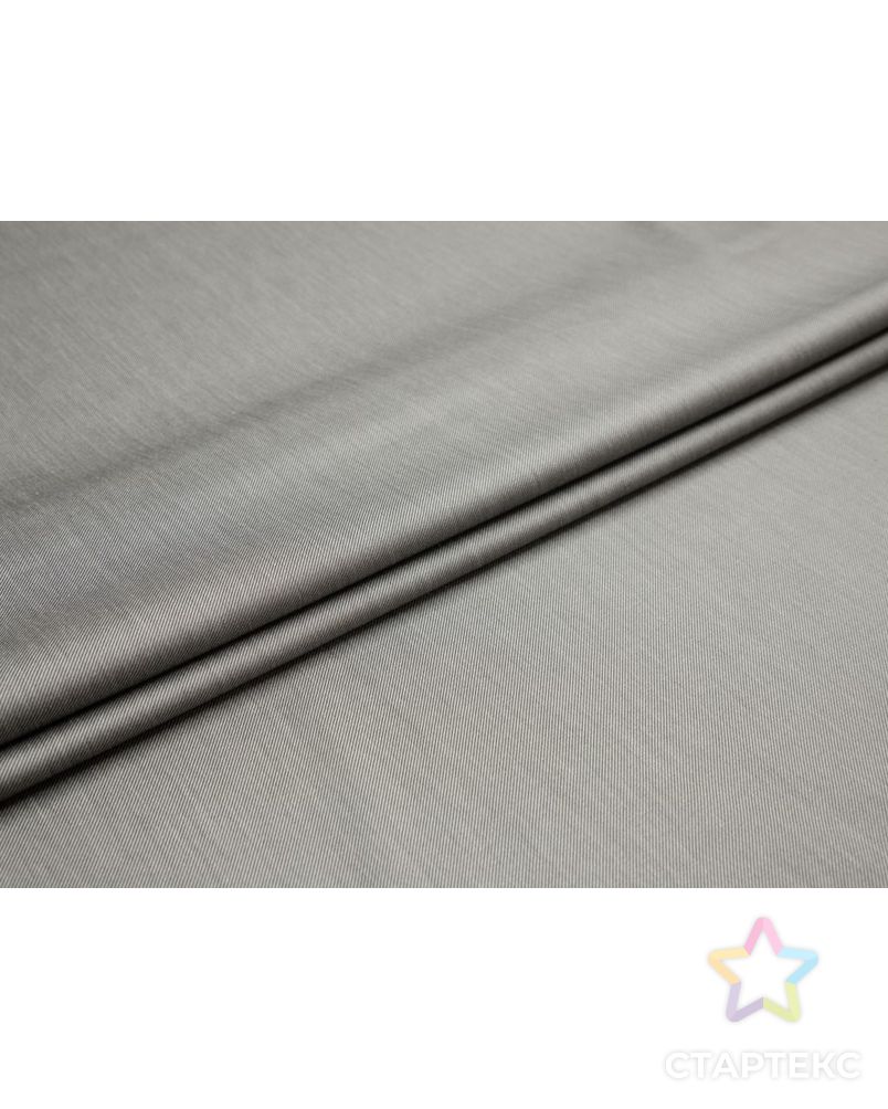 Костюмная ткань в диагональную полоску, цвет серый меланж арт. ГТ-8400-1-ГТ-17-10288-6-29-1 2
