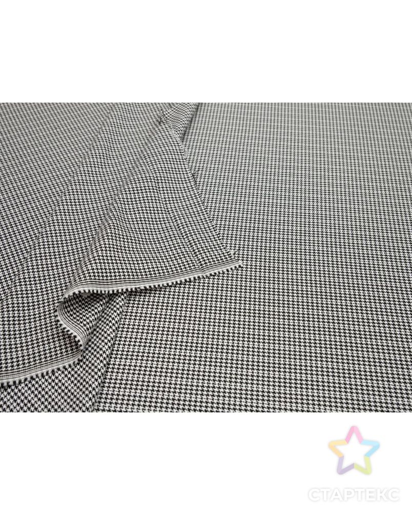 Двухсторонняя костюмная ткань в черно-белую гусиную лапку арт. ГТ-8401-1-ГТ-17-10291-5-37-1 5